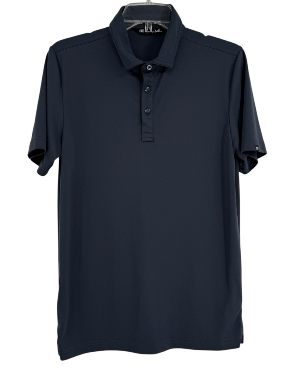 Travis Mathew Short Sleeve Polo Shirt Size Small Short Sleeves Blue performance